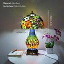 Ljojo Luxe Stained Glass Table Lamp for Living Room and Bedroom