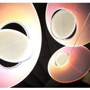 Ljojo LED Chandelier: Modern Rotatable Pendant Light for Dining Area and Events
