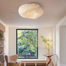 Modern Silk Ceiling Lamp Dimmable for Bedroom by Ljojo - Soft Ambient Lighting with Remote Control