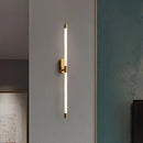 Ljojo Minimalist Acrylic LED Wall Light Gold Black Metal Dimmable for Living Room Aisle