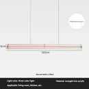 Ljojo Modern Minimalist Red Studio Pendant Light for Home Kitchen Dining Room