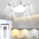 Ljojo 2-in-1 Ceiling Fan Light Remote E27 Home Silent Adjustable Fan Angle