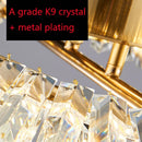 Ljojo Luxury Crystal LED Chandelier Ceiling Lamp for Modern Living Room
