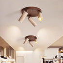 Ljojo LED Ceiling Light: Natural Yellow Cave Stone Spotlight for Living Room Eco-Friendly Décor