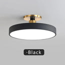 Ljojo Macaron LED Ceiling Light: Modern, Simple, Remote Dimming Chandelier for Bedroom, Living Room