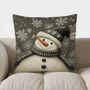 Ljojo Let It Snow Christmas Starry Tree Throw Pillow Cover