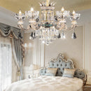 Ljojo Luxury European Villa Crystal Chandelier for Home Dining & Bedroom