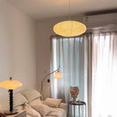 Japanese Wabi Sabi Oval Rice Paper Pendant Lights for Dining Living Room by Ljojo