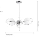 Modern Glass Pendant Lamp Living Room Bedroom - Ljojo Medieval Space Era Space Lamp