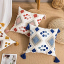 Boho Loop Tufted Tassel Pillow Cover for Home Decor by Ljojo
