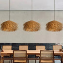 Ljojo Rattan Pendant Lamp Boho Chandelier Home Decor Fixture