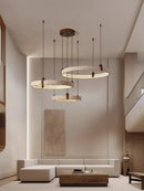 Wabi Sabi Stone Pendant Chandelier for Home Decor by Ljojo