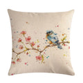 Animal Print Linen Pillowcase by Ljojo - Home Decor Cushion Cover