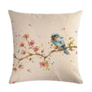 Animal Print Linen Pillowcase by Ljojo - Home Decor Cushion Cover
