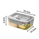Ljojo Lunch Box Set: Leakproof, Microwave Safe, Divided, for Office Workers, Picnic, Camping