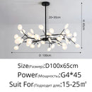 Firefly Ceiling Chandelier Pendant Light Decor G4 Led Lighting Hanging Lamp by Ljojo