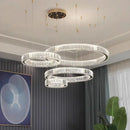Ljojo Modern Gold Crystal LED Chandelier | Luxury Indoor Lighting for Bedroom Living Room