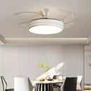 Smart Invisible Ceiling Fan Lamp Strong Wind Chandelier for Kitchen Living Room by Ljojo