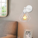 Ljojo Loft Industrial Bedside LED Wall Lights Iron Lampshade Sconce