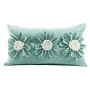 Ljojo 3D Sunflower Velvet Cushion Cover 30x50cm Home Decor Sofa Bed-Living Room