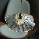 Ljojo Lotus Leaf Flower Glass Pendant Lamp - Nordic Modern Hanging Lights