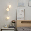 Glass Led Wall Lamp for Living Room Bedroom Dining Bedside by Ljojo