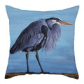 Blue Bird Print Cushion Cover by Ljojo - Home Decor Pillow Case for Sofa Bed