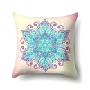 Abstract Geometric Bohemian Pillowcase in Colorful Exotic Style by Ljojo