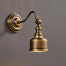 Ljojo American Classic Old Copper Wall Lamp Brass LED Home Decor Indoor Parlor Sconce