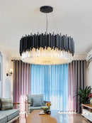 Ljojo Luxury Crystal Chandelier for Modern Living and Dining Room Decor