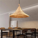 Wicker Minimalist LED Pendant Light - Nordic Chandelier for Dinning Room by Ljojo