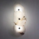 Ljojo Marble Copper LED Wall Lamp: Luxury Sconce for Modern Living Spaces