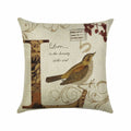 Ljojo Linen Pillowcase 45*45cm for Household Sofa Decor - Love Letter Series
