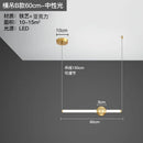 Ljojo Minimalist Iron Acrylic LED Chandelier Designer Lighting for Restaurant & Living Room