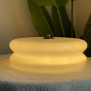 Nordic Style Milky White Glass Ceiling Lamp for Living Room by Ljojo
