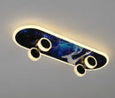 Modern Nordic Skateboard LED Ceiling Light Chandelier for Living Room Decor by Ljojo