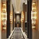 Ljojo Luxury Crystal Wall Lamp for Hotel Lobbies, Villas, and Living Rooms