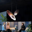 Ljojo LED Chandelier: Modern Rotatable Pendant Light for Dining Area and Events