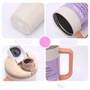Ljojo 40oz Stainless Steel Vacuum Flask Sport Travel Mug with Handle