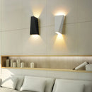 Ljojo LED Wall Sconce Bedroom Light Modern Up Down Bedside Lamp Home Decor