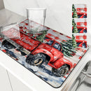 Absorbent Draining Mat by Ljojo: Antiskid Kitchen & Bathroom Quick Dry Pad
