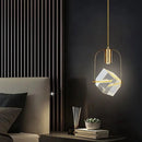 Crystal LED Small Chandelier Nordic Luxury Bedroom Hanging Lamp by Ljojo