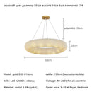 American K9 Crystal E14 LED Pendant Light | Modern Iron Hanging Lamp by Ljojo
