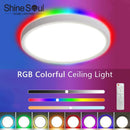Modern LED RGB Ceiling Light Dimmable Remote Control Bedroom Lamp Ljojo