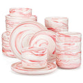 Ljojo 18/36-Piece Ceramic Dinnerware Set for 6/12, Plates, Bowls, Tableware