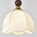 French Corridor Fabric Aisle Lights Medieval Style Retro Entrance Romantic Cloakroom Balcony Wood Ceiling Lamp by Ljojo