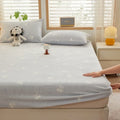 Ljojo 2025 Warm Fleece Fitted Sheet Set, Cozy Mattress Cover & Pillowcase, 3D Flower Design