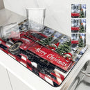 Absorbent Draining Mat by Ljojo: Antiskid Kitchen & Bathroom Quick Dry Pad