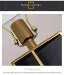Ljojo Luxury Gold Metal Fabric Shade LED Desk Lamp