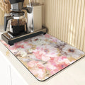 Floral Pattern Kitchen Coasters Set by Ljojo